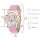 thumbnail image 3 of Sfonq Price Drop Womens Watches ,Mothers Day Gift for Grilfriend Ladies Watch Wear Glasses Cat Dial Belt Ladies Quartz Watch,Light blue Buy 2 Save 10%, 3 of 3