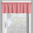thumbnail image 2 of Ambesonne Abstract Window Valance, Monochromatic Square Motif, 54" X 12", Vermilion White, 2 of 5