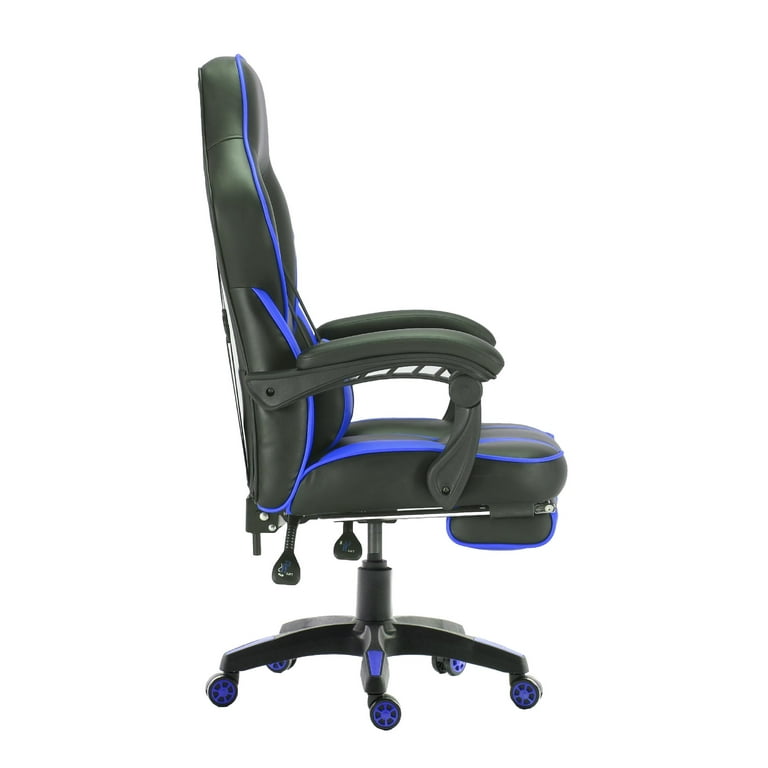 ViscoLogic Supra Ergonomic High Back Sports Style Home Office Gaming chair with Footrest Walmart