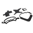 thumbnail image 1 of 5pcs Beard Shaper Kit, Beard Shaping Styling Tool with Beard Stencil Guide Template Outliner, Line Up Edging for Men Jaw Cheek, Neck Line, Hairline, 1 of 7