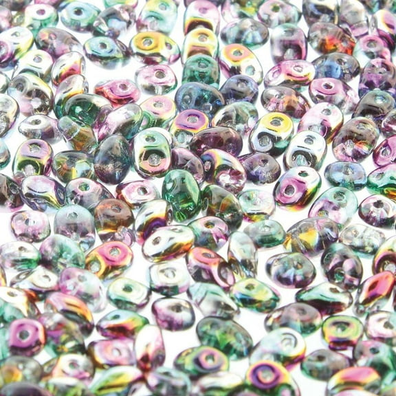 Marea Pck/Gold Superduo Beads DU0500030-16314-TB