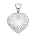 thumbnail image 1 of Sterling Silver 13mm Heart Locket, 1 of 5