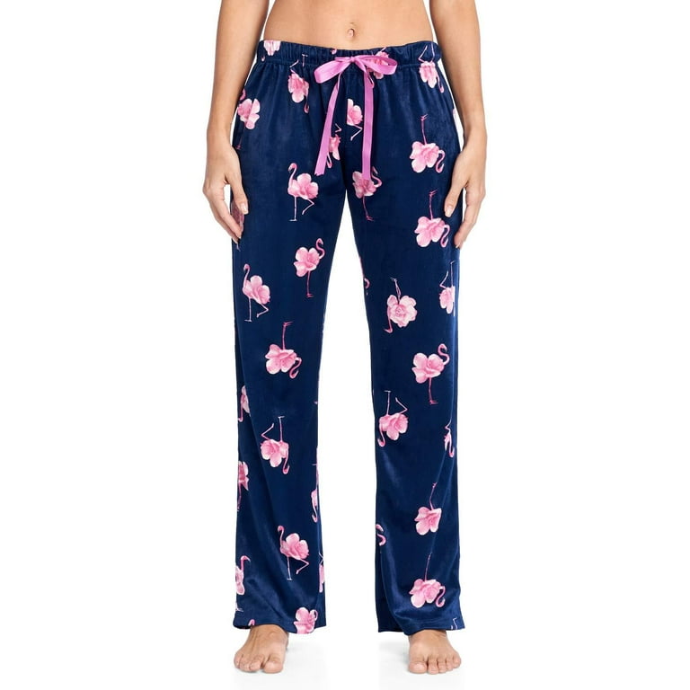 Ashford Brooks Women s Plush Mink Fleece Pajama Sleep Pants