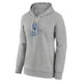Women's Gray Kansas City Royals Distressed Team Pullover Hoodie