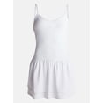 thumbnail image 5 of No Boundaries Lace Trim Tiered Mini Dress, Women's XXS-XXL, 5 of 5