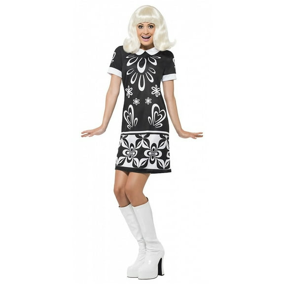 Monochrome Missy Adult Costume - Medium