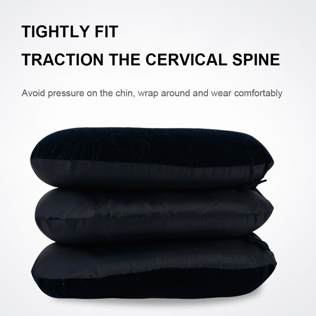 Camilla inflable para cuello 3 tubos alivio del dolor de tracción cervical de aire (azul) Ndcxsfigh Nuevos Originales