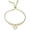 Gold, variant on Stainless Steel Heart Charm Adjustable Size Beaded Strand Style Wedding Statement Holiday Bracelet