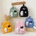 thumbnail image 1 of Kindergarten Backpack Adjustable Straps Large Capacity Korean Style School Bag Casual Daypack for School, 1 of 7