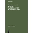 thumbnail image 2 of Autor - Autorisation - Authentizitat (Édition / Beihefte) (Édition Allemande), 2 of 2