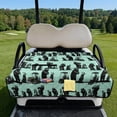 thumbnail image 2 of Pzuqiu Quilted 2-Person Golf Cart Seat Cover With 4 Pockets - Non-Slip Universal Fit Protector For Golf Enthusiasts, 2 of 6