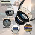 thumbnail image 4 of TSOVTHRID Cell Phone Crossbody Bag for Women Black Cat Piano Music Note Print Lightweight Small Crossbody Bag Cell Phone Purse Wallet with Adjustable Strap, 4 of 7