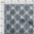 thumbnail image 2 of oneOone Rayon Teal Blue Fabric Geometric Sewing Material Print Fabric By The Yard 56 Inch Wide, 2 of 4