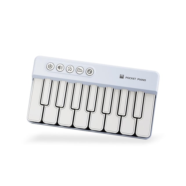 Electronic Piano Keyboard with Rainbow Light,Touch Screen Music Electronic Piano Box,Electronic Keyboard with Multicolor Backlit,Portable Early Learning Music Toy for Kids