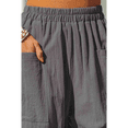 thumbnail image 4 of Pantalones de Verano para Mujer, para Vacaciones en la Playa, Cintura Alta, Pierna , Estampados, Holgados, Informales, Estilo Palazzo. Gris S, 4 of 7