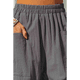 thumbnail image 4 of Pantalones de Verano para Mujer, para Vacaciones en la Playa, Cintura Alta, Pierna , Estampados, Holgados, Informales, Estilo Palazzo. Gris S, 4 of 7