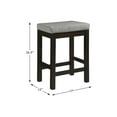thumbnail image 3 of Lexicon Connected 4 Piece Wood Counter Height Dining Set in Espresso, 3 of 5