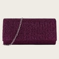thumbnail image 7 of Hfnxid Sequin Pleated Clutch Elegant Evening clutch with Detachable Chain,Wedding,Cocktail Prom Handbag for Women, 7 of 7