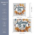 thumbnail image 2 of Yayeee Toggle Light Switch Wall Plate 2-Gang 4.56"x4.48" Decorative Outlet Cover, Autumn Day with Cocoa Pattern, 2 of 7