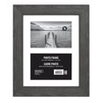 thumbnail image 1 of Tinta 8" x 10" Matted to 2- 4" x 6" Dark Grey Picture Frame, 1 of 5