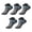 Dark Gray, variant on Boot Socks for Women Mens/Womens Ankle Socks Breathable Casual Low Cut Short Socks for Men/Women with Heel Tab Dark Gray