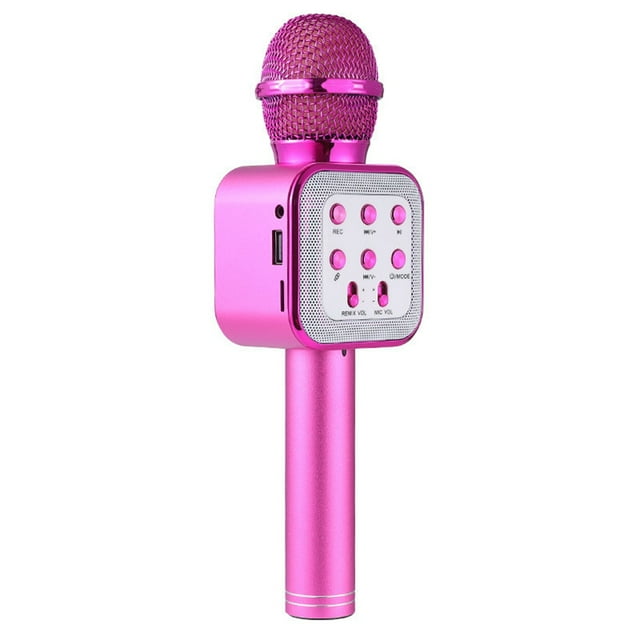 Karaoke Microphone Wireless Karaoke Mic Speaker KTV Singing Microphone for Kids