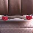 thumbnail image 4 of 4 Pack Car Headrest Collars，Car Head Rest Collars Rings Decor Bling Crystal Diamond (Multicolor), 4 of 5