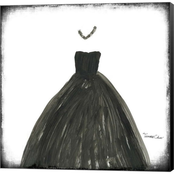 Black Dress III by Tamara Cohen, Canvas Wall Art
