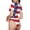 America Flags3, variant on Picia America Flags3 Womens One Piece Swimsuits Modest Tummy Control Bathing Suits Lace Up Slimming Swim Suit-Small