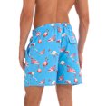 thumbnail image 4 of XS-XXL Mens Boys Swim Shorts Trunks Board Shorts Swimsuit Bottoms With Front Pockets Pants Quick Dry Swimming Boardshorts Underwear Bottoms Swimwear Beach Swimsuit Beachwear Bathing Suit Surfing, 4 of 4