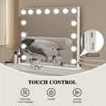 thumbnail image 5 of 31.5inch Hollywood Vanity Mirror with Lights for Bathroom/Bedroom (White), 5 of 8