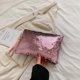 thumbnail image 1 of Mujeres Bolso de muñeca elegante Bolso de embrague con muñeca brillante Bolsa de fiesta de mano de lentejuelas (rosa), 1 of 9