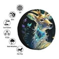 thumbnail image 2 of Kdxio Colorful Stained Glass Deer for Tire Cover Wheel Protectors Tyre Covers Weatherproof Wheel Covers Universal Fit for Trailer Rv SUV Truck Camper Travel Trailers 16 inch, 2 of 5