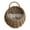 Brown, variant on Natural Wicker Hanging Basket - 16" Diameter Wall-Mounted Planter with Breathable Liner for Indoor/Outdoor Flowers, Patio & Garden Decor