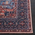 thumbnail image 5 of SAFAVIEH Serapi Raschelle Oriental Machine Washable Area Rug, Red/Navy, 5'3" x 7'6", 5 of 13