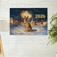 thumbnail image 2 of German Shepherd Happy New Year 2026 with Fireworks on New Year's Eve Horizontal Matte Canvas Poster Alsatian Dog Lover Gifts Wall Art Home Decor - 12022, 2 of 5