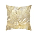 thumbnail image 1 of Jusqu'à 65 % de Rabais SMihono Housse en Polyester Imprimé Plante Dorée Housse de Coussin de Sofa Décoration Intérieure, 1 of 1