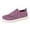 Purple, variant on Women's Casual Heels with Block Heel for Stability & Comfort Women's Casual Shoes Breathable Mesh On Comfortable Flat Walking Shoes For Daily Wear With Jeans All Season