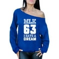 thumbnail image 1 of Awkward Styles Women's Martin Luther King Graphic Off Shoulder Tops Oversized Sweatshirt I Have a Dream Off The Shoulder Sweatshirt, 1 of 4