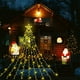 thumbnail image 3 of Luces navideñas al aire libre, modos de iluminación de 12.6 pies, luces de cascada para Navidad, adornos navideños para patio, luces navideñas para Tree House Holida, 3 of 5