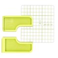 thumbnail image 2 of Guía de costura, placa de posicionamiento de máquina de coser de plástico, posicionador de costura de bricolaje, suministros para manualidades sidaley HA004150-00, 2 of 6