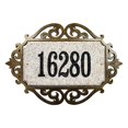thumbnail image 1 of Marco de desplazamiento para "placas de esquina cortadas" ejecutivas Color del marco: Bronce francés Qualarc SCRL-4725-FB, 1 of 1
