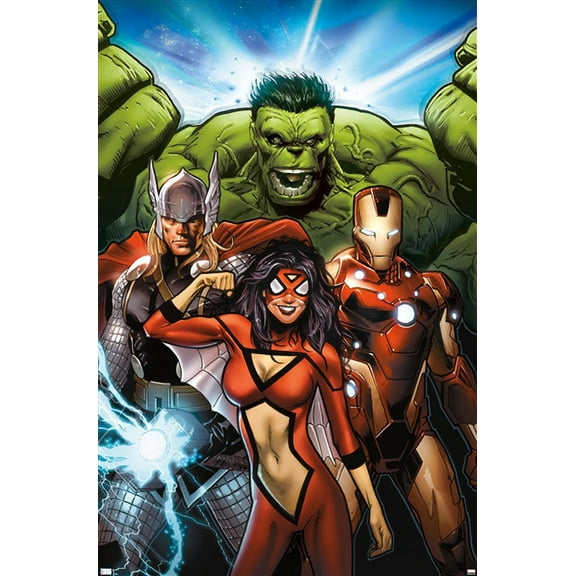 Marvel Comics - Spider Woman - Avengers Assemble #10 Wall Poster, 22.375" x 34"