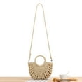 thumbnail image 3 of Handwoven Women Straw Handbag Shoulder Bag Handmade Purse Summer, 3 of 6
