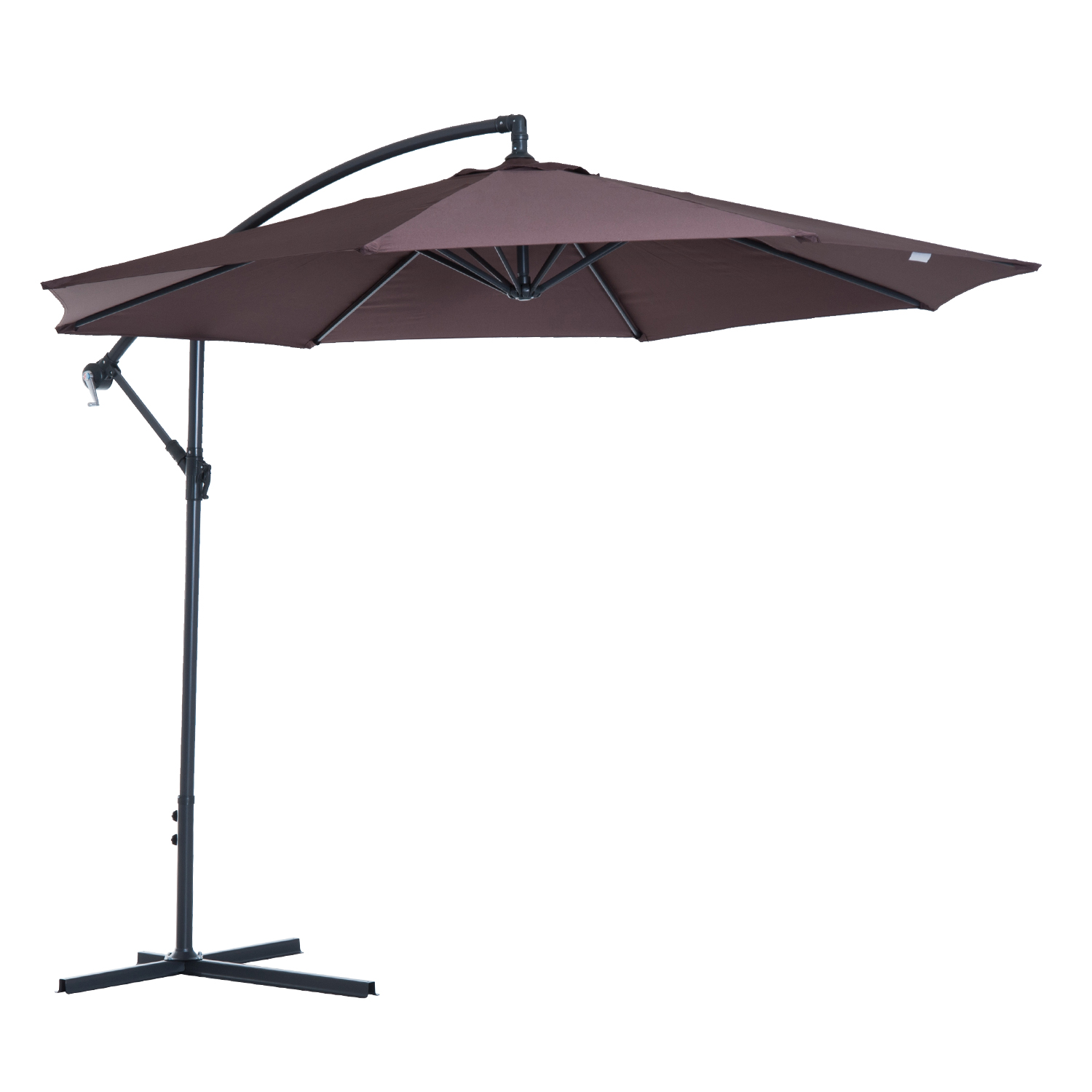F10 Deluxe Patio Umbrella Outdoor Market Parasol Banana Hanging Offset Sunshade Coffee Walmart Canada