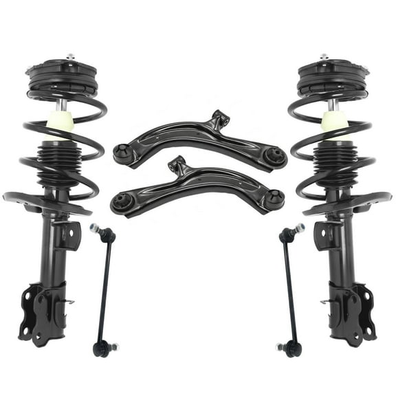 Front Struts Lower Control Arms & Sway Bar Links For Nissan Sentra 1.8L 13-2019
