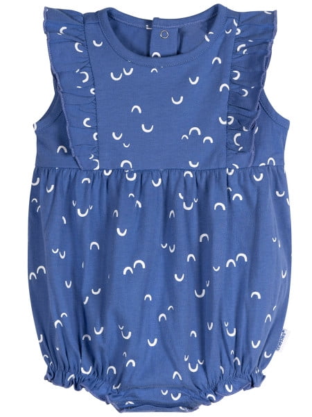 Onesies Brand Baby Girl Ruffle Sleeve Rompers, 3-Pack, Sizes, 0/3 Months - 24 Months