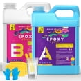 thumbnail image 1 of Kit de resina epoxi Bond Craftor, cristal transparente, 3,78 L, apto para alimentos, 1 of 6