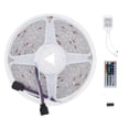 thumbnail image 4 of Tira de luz 5050 de 16.4 pies Tira de LED RGBW Luz colorida Control remoto de 44 teclas Tira de LED de 150 cuentas Enchufe europeo 100-240 V, 4 of 10