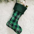 thumbnail image 3 of 18 Inch Knitted Christmas Stockings Decorations Gift Bag for Family Holiday Xmas, 3 of 7